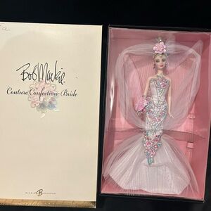 Bob Mackie Pink Floral Barbie Doll